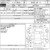 Mercedes-Benz B CLASS лот № 38207 оценка 3  с аукциона в Японии 10