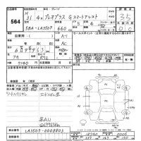 Subaru PLEO PLUS лот № 564 оценка 3.5  с аукциона в Японии 3