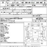 Subaru IMPREZA лот № 15 оценка R  с аукциона в Японии 2