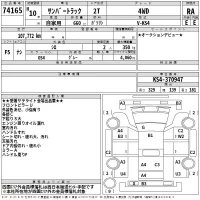 Subaru SAMBAR лот № 74165 оценка RA  с аукциона в Японии 2