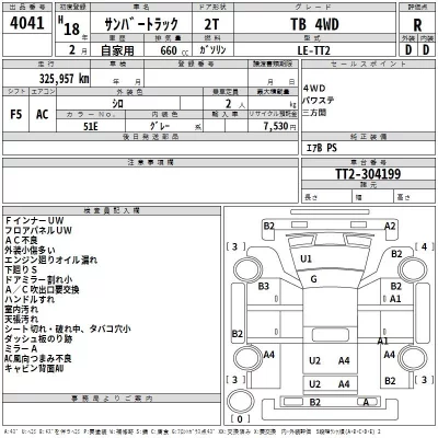 Subaru SAMBAR  с аукциона в Японии