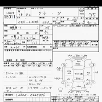 Daihatsu TANTO лот № 15011 оценка 3.5  с аукциона в Японии 6