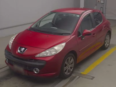 Peugeot 207  с аукциона в Японии