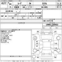 Daihatsu MOVE лот № 4177 оценка 3.5  с аукциона в Японии 2