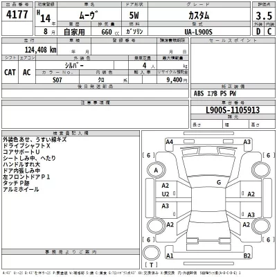 Daihatsu MOVE  с аукциона в Японии