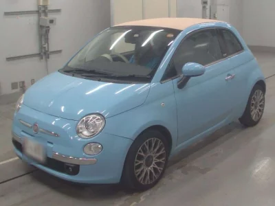 Fiat 500C  с аукциона в Японии