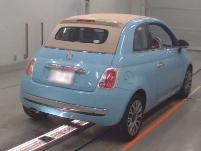 Fiat 500C  с аукциона в Японии