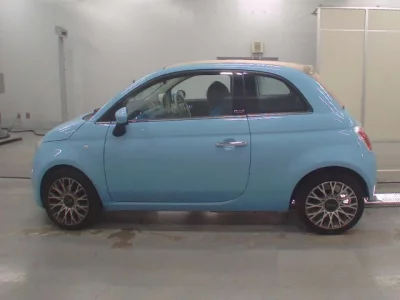 Fiat 500C  с аукциона в Японии