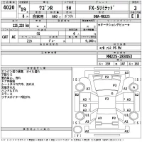 Suzuki WAGON R лот № 4020 оценка 3  с аукциона в Японии 2