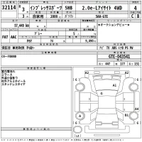 Subaru IMPREZA лот № 32114 оценка 4  с аукциона в Японии 2