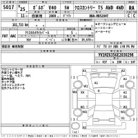 Volvo V40 лот № 5017 оценка RA  с аукциона в Японии 2