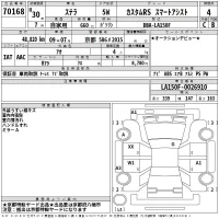 Subaru STELLA лот № 70168 оценка 4  с аукциона в Японии 2