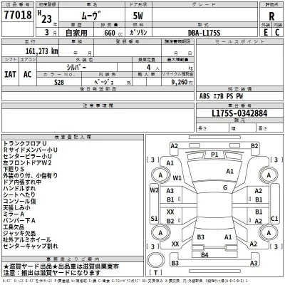 Daihatsu MOVE  с аукциона в Японии