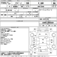 Daihatsu MIRA лот № 77091 оценка RA  с аукциона в Японии 2