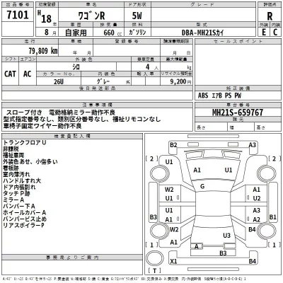 Suzuki WAGON R  с аукциона в Японии