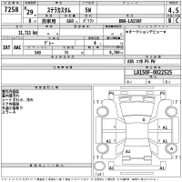 Subaru STELLA лот № 7258 оценка 4.5  с аукциона в Японии 2