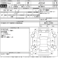 Suzuki HUSTLER лот № 13055 оценка 3.5  с аукциона в Японии 10