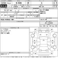 Honda N WGN лот № 9286 оценка 3.5  с аукциона в Японии 11