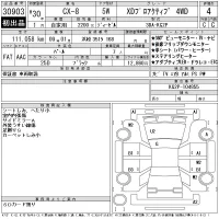 Mazda CX-8 лот № 30903 оценка 4  с аукциона в Японии 11