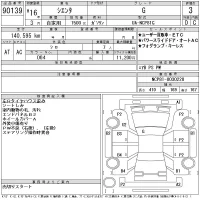 Toyota SIENTA лот № 90139 оценка 3  с аукциона в Японии 11