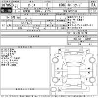 Toyota AURIS лот № 30705 оценка RA  с аукциона в Японии 11