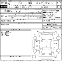 Toyota TANK лот № 30767 оценка 3.5  с аукциона в Японии 11