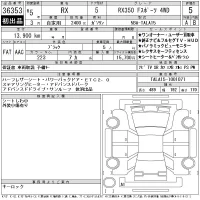 Lexus RX лот № 36353 оценка 5  с аукциона в Японии 11