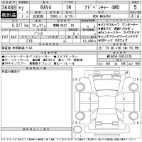 Toyota RAV4 лот № 36488 оценка 5  с аукциона в Японии 11