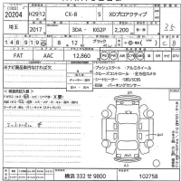 Mazda CX-8 лот № 20204 оценка 3.5  с аукциона в Японии 11