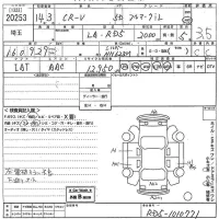Honda CR-V лот № 20253 оценка 3.5  с аукциона в Японии 10