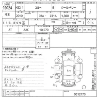Mitsubishi COLT лот № 92024 оценка 3  с аукциона в Японии 10