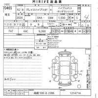 Honda GRACE лот № 70465 оценка 4  с аукциона в Японии 10