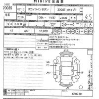 Nissan SKYLINE лот № 70035 оценка 4.5  с аукциона в Японии 10
