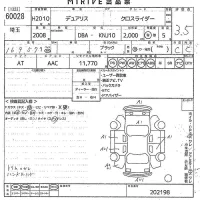 Nissan DUALIS лот № 60028 оценка 3.5  с аукциона в Японии 10