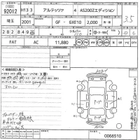 Toyota ALTEZZA лот № 92012 оценка 3.5  с аукциона в Японии 10