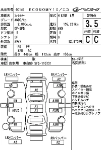 Subaru FORESTER лот № 146 оценка 3.5  с аукциона в Японии 6