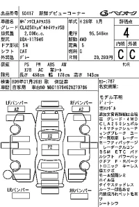 Mercedes-Benz CLA CLASS лот № 60417 оценка 4  с аукциона в Японии 7