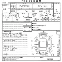 Subaru GOLF ALLTRACK лот № 90052 оценка 2  с аукциона в Японии 10