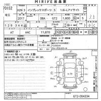 Subaru IMPREZA лот № 70152 оценка 3.5  с аукциона в Японии 10