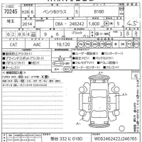 Mercedes-Benz B CLASS лот № 70245 оценка 4.5  с аукциона в Японии 10