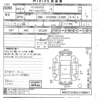 Mercedes-Benz E CLASS WAGON лот № 35066 оценка 4  с аукциона в Японии 10