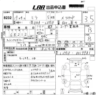 Daihatsu MIRA лот № 8232 оценка 3.5  с аукциона в Японии 5