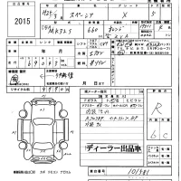 Suzuki SPACIA лот № 2015 оценка R  с аукциона в Японии 5