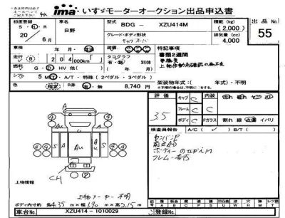 Hino DUTRO  с аукциона в Японии
