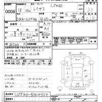Lexus LS лот № 6 оценка 3.5  с аукциона в Японии 8