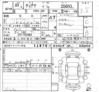 Nissan TEANA лот № 3715 оценка 3.5  с аукциона в Японии 6