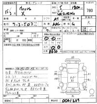 Toyota WISH лот № 780 оценка R  с аукциона в Японии 8
