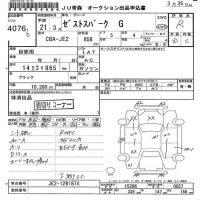 Honda ZEST лот № 4076 оценка R  с аукциона в Японии 6