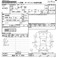 Daihatsu MOVE LATTE лот № 4143 оценка 3.5  с аукциона в Японии 6