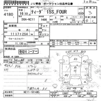 Nissan TIIDA лот № 4180 оценка 3  с аукциона в Японии 6